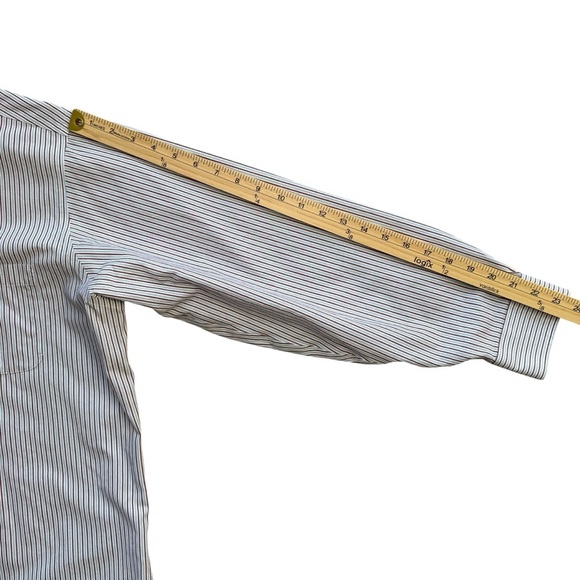 Brooks Brothers Men Size 16-33 Striped Non Iron Cotton L/S‎ Dress Shirt - Picture 10 of 10
